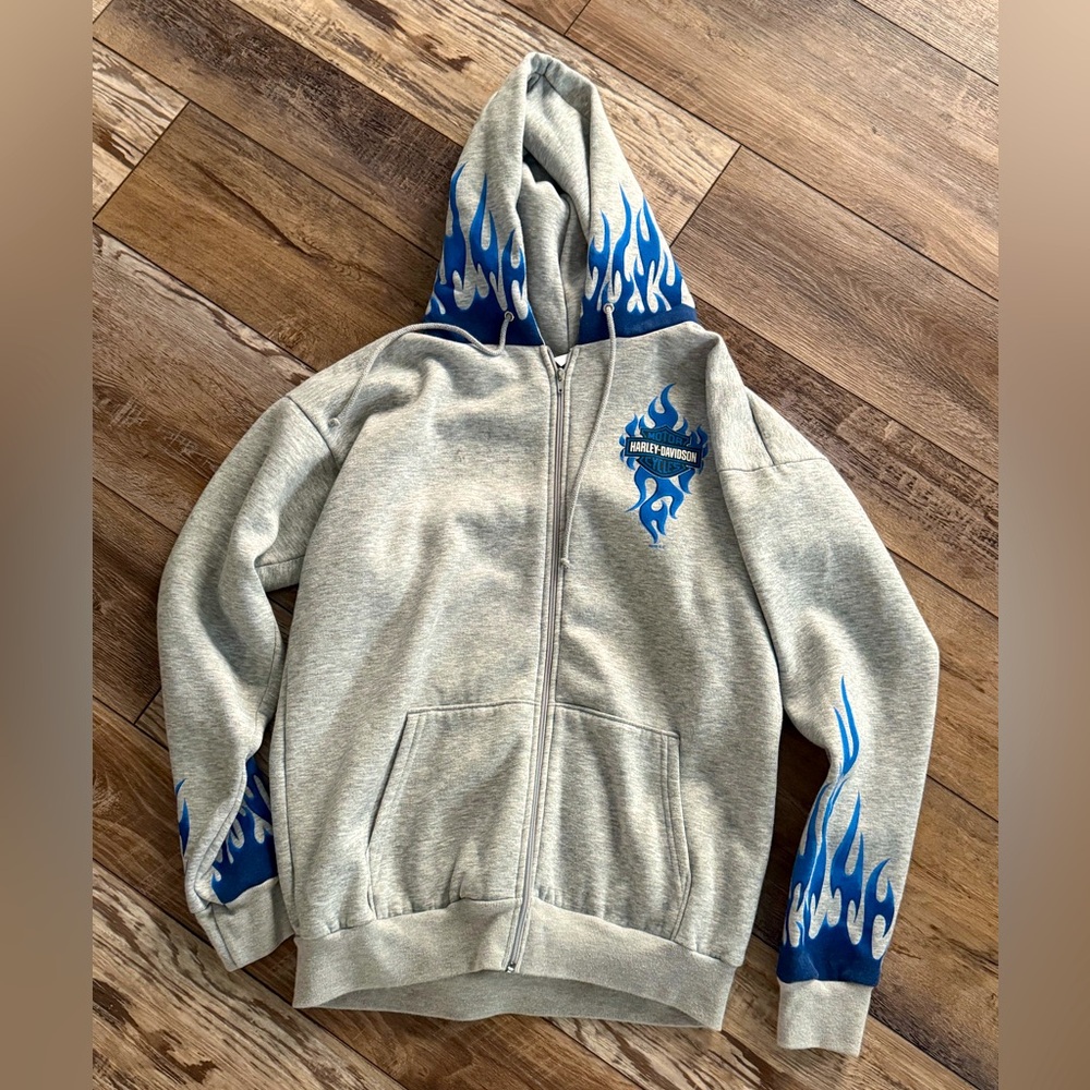 Vintage Harley Davidson Zip up Hoodie
